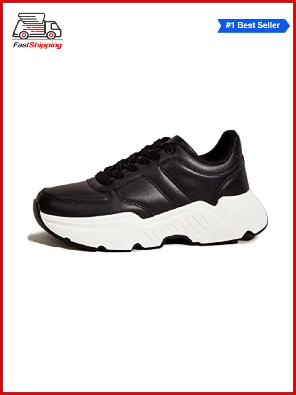 Platform Chunky Sneakers Metallic Iridescent Vegan Leather Dad Sneakers
